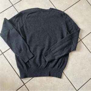 Banana Republic Men's Dark Gray Crewneck Sweater